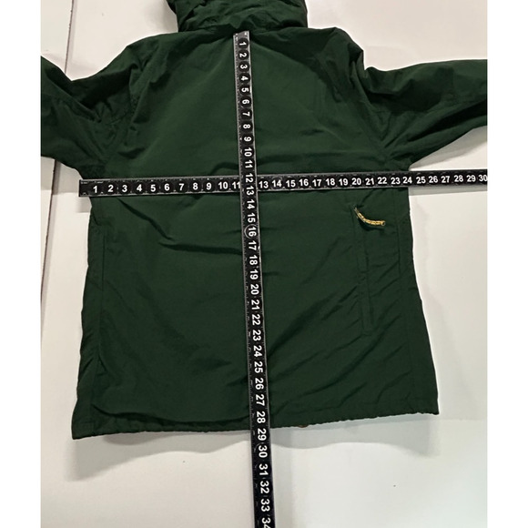 Polo Ralph Lauren Field Coat Parka Mens Large Green Full Zip Snap Plaid Jacket - Picture 7 of 12
